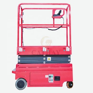 Minielevador de tijera con batería pequeño eléctrico hidráulico de capacidad para <span class=keywords><strong>alquiler</strong></span> de construcción - Product Image 4