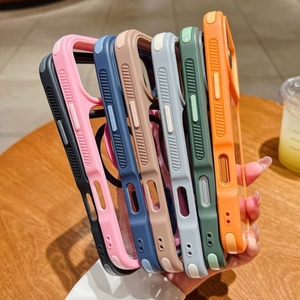 Coque de téléphone transparente antichoc à quatre coins avec cadre magnétique de qualité supérieure pour iPhone 17 Pro, coque transparente pour Samsung S26 - Product Image 3