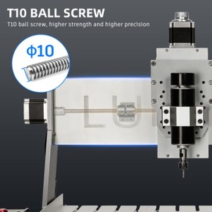 LUNYEE 4040 DIY CNC Router masaüstü oyma makinesi için 500W mil motoru ile ahşap freze sondaj ve oyma - Product Image 5