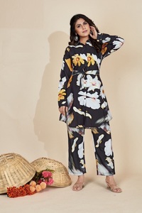 ชุดเสื้อผ้าเรยอนจากอินเดียพิมพ์ลายดีไซน์เนอร์ผ้าเรยอนจากผู้ผลิตอินเดีย - Product Image 5