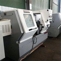 Mesin Bubut CNC 2-Axis Otomatis Tugas Berat Kelas Atas CK6140 Horizontal Flat Bed untuk Pengerjaan Logam