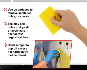 Set di raschietto per Puddy in plastica riutilizzabile di 3 dimensioni - Product Image 5