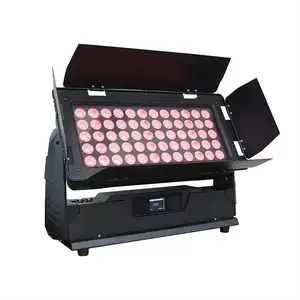 Luz LED para palco IP65 RGBW 4 em 1 à prova d'água, 60 unidades, cor de parede, luz LED para palco