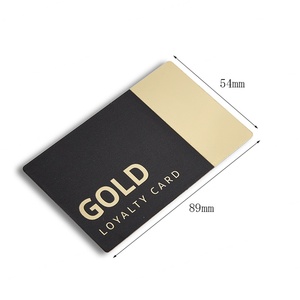Carte de fidélité en métal haut de gamme, marque Gold Loyalty, carte de visite en acier inoxydable - Product Image 4