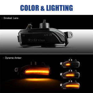 Clignotant de rétroviseur arrière LED dynamique ambre à haute luminosité pour SKODA FABIA RAPID TOLEDO 2012 Lampe indicatrice - Product Image 2