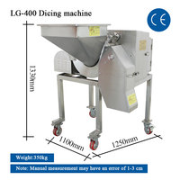 Automatisch groentesnijdsysteem voor grootschalige productie, precisie snijmachine voor gesneden fruit en groenten