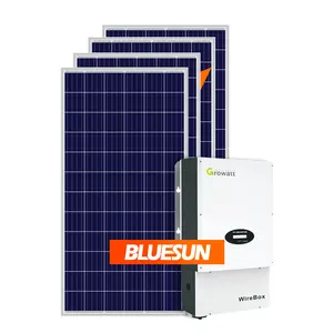 グリッド上のウクライナ7kw7000w家庭用ソーラーシステム7000ワットインバーター太陽光発電システム