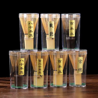 Fouet à matcha artisanal en bambou bio, personnalisé avec logo gravé, vente en gros