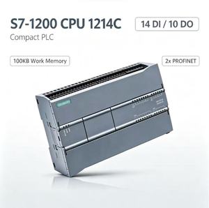 6ES7214-1HG40-0XB0 S7-1200แบบ SIMATIC 1214C รีเลย์ DC ตัวควบคุม PLC 10DO ออนบอร์ด I/O 14DI ลอจิกควบคุมซีพียูในอุตสาหกรรม ST - Product Image 1