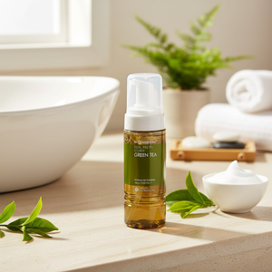 Neogen Real pour une mousse fraîche au thé vert 160g Nettoyant de qualité pour le visage - Product Image 3