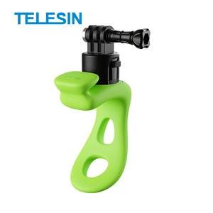 Nuevo Soporte de Manillar Giratorio 360° de Goma con Liberación Rápida Telesin, Soporte Elástico para Bicicleta/Tubo para Cámaras Insta360 / <span class=keywords><strong>GoPro</strong></span> / DJI - Product Image 1