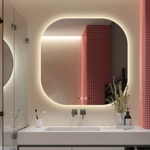 Modern Smart Bathroom Screen <strong>Mirror</strong> Glass with Touch Switch Wifi Vanity LED <strong>Light</strong> <strong>Wall</strong> Bath HD Anti-Fog Washroom Vanity <strong>Mirror</strong> - Product Image 3