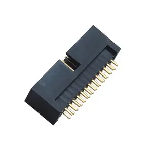 Aimer 2.54mm IDC 2.54mm 14 pin box header Male Plastic 13.6 Heights Dual Inline Box PCB Application Direct Supplier