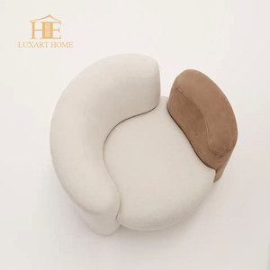 Ensemble de canapés <span class=keywords><strong>Brasilia</strong></span> en tissu minimaliste italien, base en bois de frêne, canapé moderne sur mesure pour salon, chaise longue, canapé séparé - Product Image 2