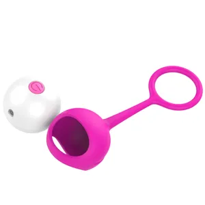 Silikon Vaginalstraffungs-Erdnuss-Massage-Vibrationskugeln Ben Wa <span class=keywords><strong>Ball</strong></span> <span class=keywords><strong>Sex</strong></span>-<span class=keywords><strong>Vibrator</strong></span> Kegel-Springbälle mit Fernbedienung - Product Image 1