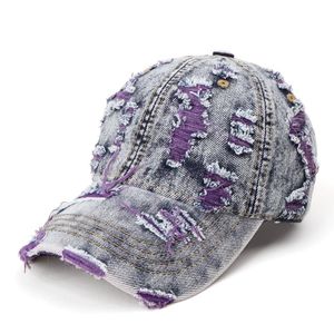 Gorra de béisbol de estilo deportivo informal de mezclilla con sombrero personalizado a precio bajo unisex al por mayor - Product Image 3