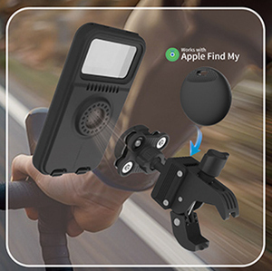 Soporte Antirrobo para <span class=keywords><strong>Teléfono</strong></span> de Bicicleta con Apple Find My |   Soporte Inteligente para <span class=keywords><strong>Teléfono</strong></span> de Bicicleta con Rastreador - Product Image 1