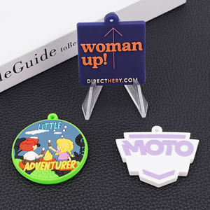 Porte-clés en caoutchouc design personnalisé Porte-clés personnalisé 2D/3D personnalisé couleur PVC souple de marque - Product Image 2