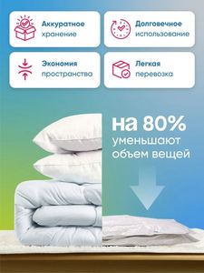 Space-saving Clothes <b>Vacuum</b> Storage <b>Bags</b> <b>Vacuum</b> Sealed <b>Bag</b> With Hand Pump Seal Clothing <b>Bag</b> - Product Image 2