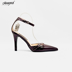 Nuove <span class=keywords><strong>Scarpe</strong></span> da <span class=keywords><strong>Donna</strong></span> con Tacco Alto di Alta Qualità, Sandali con Punta a Stiletto e Cinturino con Bottone - Product Image 2
