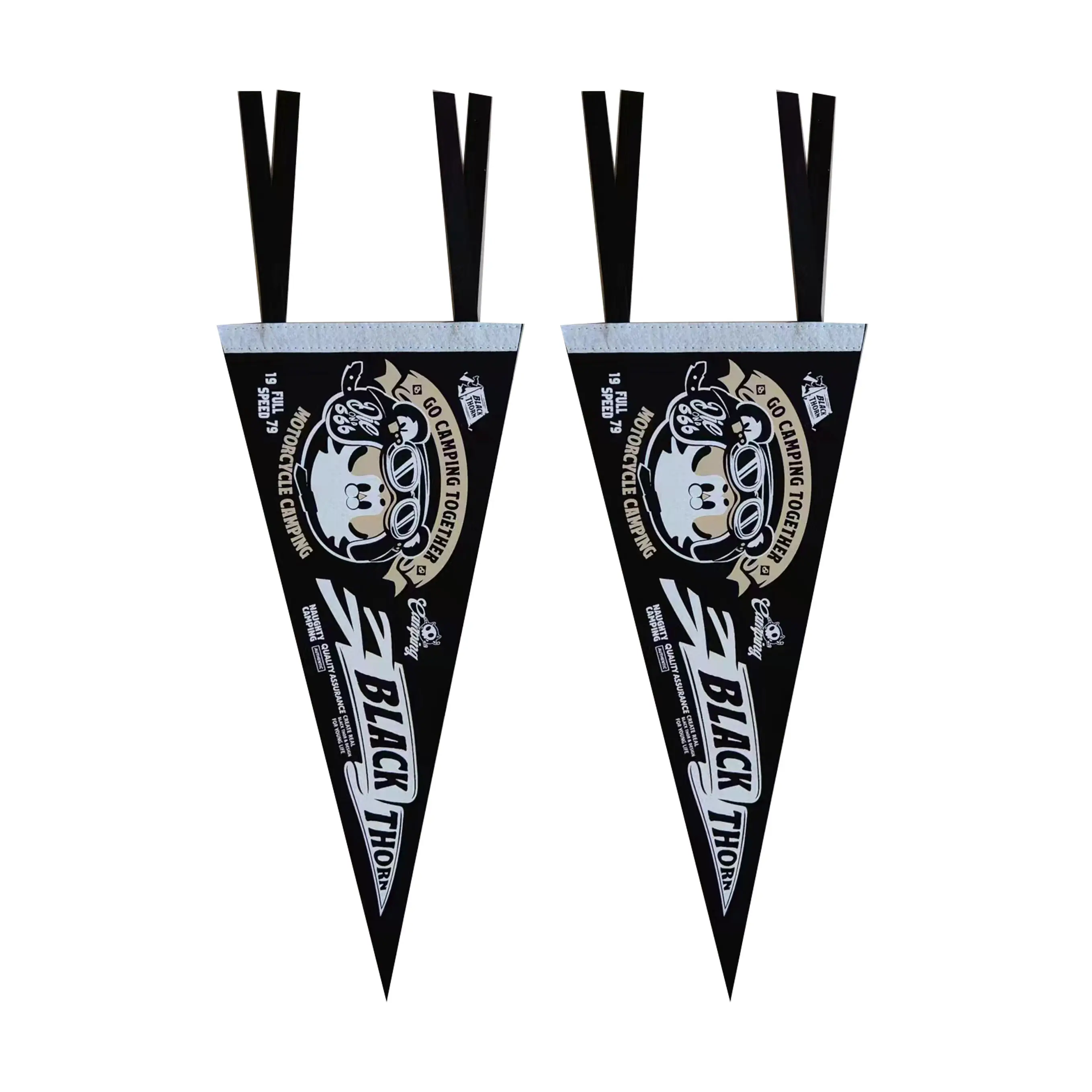 Sunshine Promotion Advertising Sports Custom Felt Triangle Flag Pennant