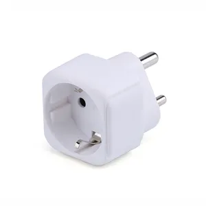 India Adapter Travel Type M Plug to Germany France Belgium plug