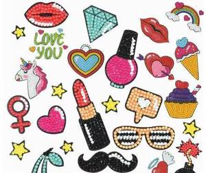 Nouveau design, autocollant DIY, jouet créatif pour enfants, kits de peinture diamant, peinture diamant complète, cadeaux d'art de peinture diamant - Product Image 3