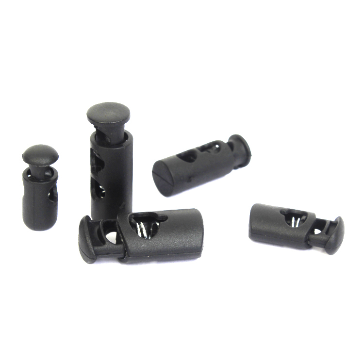 Adjustable Buckle Cord Locks Face Ear Rope Rubber Silicone White Black Elastic Cord Adjuster Buckles Stopper Cord Lock