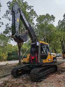 Excavatrice sur chenilles Volvo EC140 d'occasion, 14 tonnes, avec moteur et pompe hydraulique Denison, garantie 1 an - Vente flash - Product Image 5