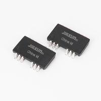 Filtre LAN 10/100 BASE-T à port unique H1631CG à profil bas avec isolation et transformateurs automatiques pour la connectivité réseau