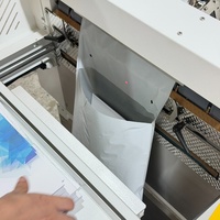 Machine d'emballage automatique PLC haute vitesse pour sacs express e-commerce, sacs postaux en polyéthylène, étiquetage et scellage de qualité alimentaire