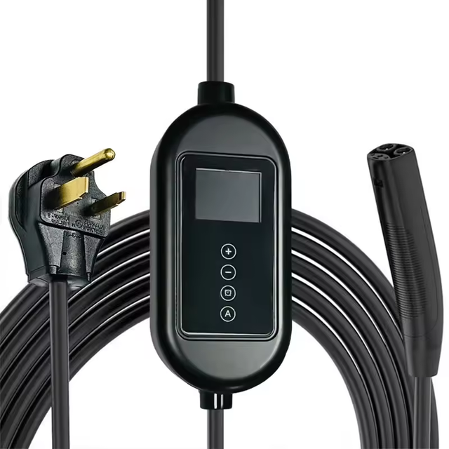Tary 3.5kw 7KW 32a Portable EV Charger Single Phase AC EV Portable Charger EVSE Home Electric tesla Nacs Car Charger