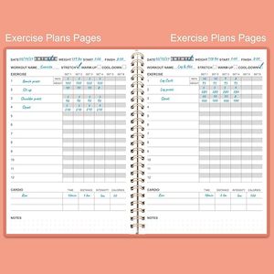 <span class=keywords><strong>Agenda</strong></span> de Fitness Myway 2026 para Mujeres y Hombres, Libro de Registro de Entrenamientos A5, Registro de Ejercicios, Registro de Progreso en un Libro Espiral - Product Image 2