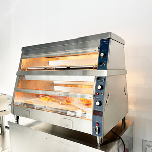 Équipement de restauration commerciale chauffe-aliments présentoir verre chauffage électrique vitrine aliments chauds poulet frit - Product Image 1