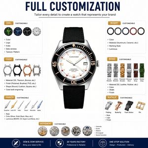 Orologi da Polso Meccanici OEM ODM Personalizzati per Uomo con Movimento NH35A, Ghiera Luminosa in Zaffiro e Quadrante Automatico - Product Image 2