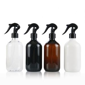 100ml <b>200ml</b> 300ml 500ml Amber Cosmetic Hair Shampoo Plastic Perfume <b>Bottle</b> with Trigger Spray Pump Screen Printed Lotion - Product Image 4