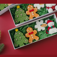 Coffret cadeau de bougies parfumées de Noël, cadeau d'ambiance, cadeau artisanal créatif de Noël, bougie parfumée