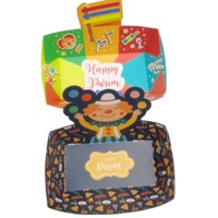 Service de nourriture personnalisé personnalisé imprimé pas cher prix de gros plateau en papier boîtes de bateau pour la fête des enfants