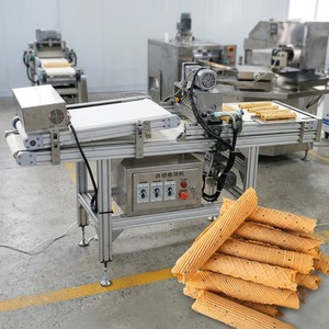 Ligne de production de gaufres 110V/220V 0.5KW, machine à gaufres de communion, machine à gaufres aux œufs pour usage industriel - Product Image 3