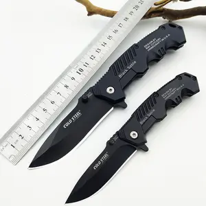  Рекламный подарок мини карманный нож складной черный Открытый складной карманный нож для кемпинга