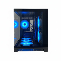 MID Tower Desktop Circular Tempered Glass Pc Casing Cpu Cabinet Atx Cooling Gaming Computer case