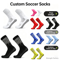Fabricant de chaussettes antidérapantes personnalisées, chaussettes de sport de haute qualité, chaussettes de football antidérapantes, chaussettes de football antibactériennes, respirantes et sportives
