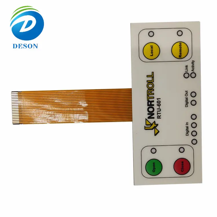 Deson PVC film dokunmatik anahtar paneli akrilik kontrol paneli PC ekran baskı etiket elektronik tartı grafik bindirme