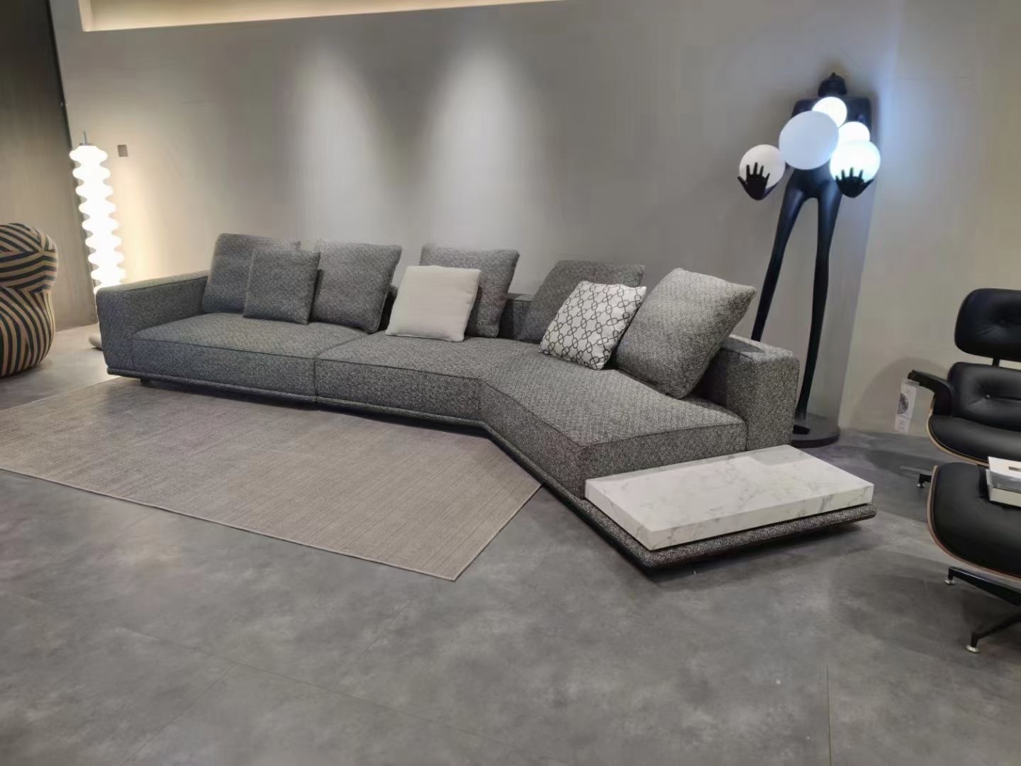 Indoor Furniture Living Room Sofa New Design Cheap Fabric Sectional Modern Couch