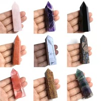 Vente en gros de divers baguettes de cristal naturelles, Points de Quartz Rose clair pour la décoration de la maison