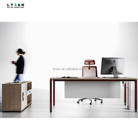 En vente Fabricant Lysun Bureau au design simple et moderne Gestionnaire de salle d'ordinateurs Table de bureau