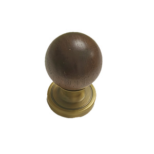Modern Zinc Alloy T-Shaped Cabinet Handle with Wooden Ball Knob for Dresser and <b>Wardrobe</b> Doors - Product Image 6