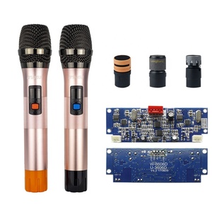 Micrófono Marc 400 metros inalámbrico Uhf Lavalier solapa auriculares micrófono profesional escenario estudio micrófono Digital - Product Image 4