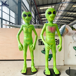 Estatuas <span class=keywords><strong>de</strong></span> Extraterrestres Verdes <span class=keywords><strong>de</strong></span> Alta Simulación a Tamaño Real con Diseño <span class=keywords><strong>de</strong></span> Patrón Personalizado para Decoración <span class=keywords><strong>de</strong></span> Parques Temáticos al Aire Libre - Product Image 3
