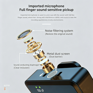 SX8 Professional Wireless Lavalier <b>Microphone</b> with Type C Connector Desktop Use Noise Cancelling & Portable-New Hot Selling - Product Image 2